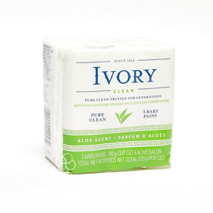 Ivory Pure Clean Aloe Scent 3 Bars