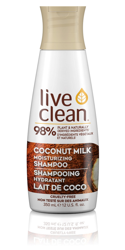 Live Clean Coconut Milk Moisturizing Shampoo 350mL