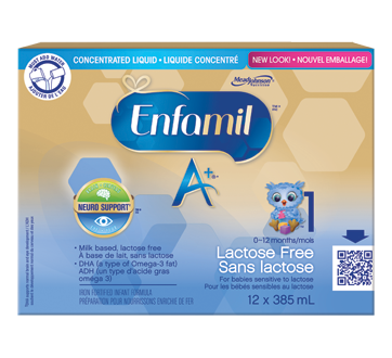 Enfamil A+ Lactose Free Concentrate 12x385mL