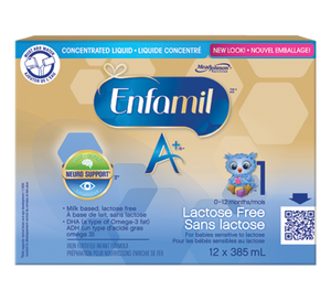 Enfamil A+ Lactose Free Concentrate 12x385mL
