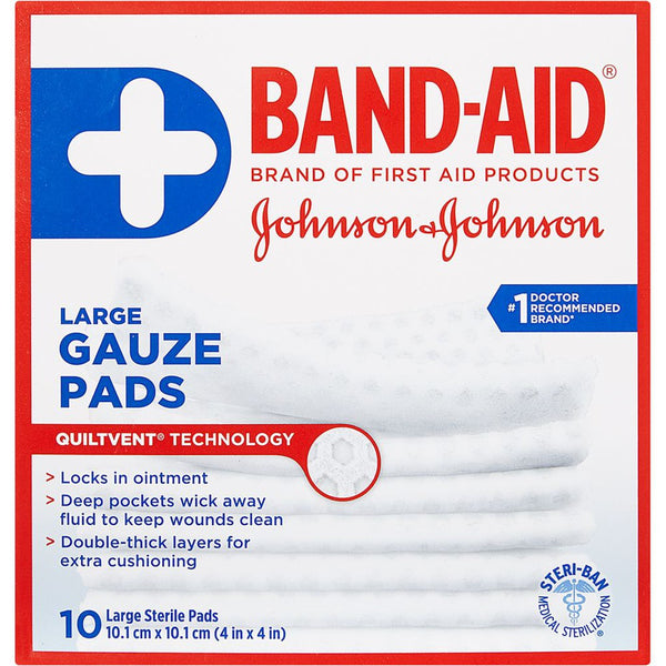 Band-Aid Small Gauze Pads 10