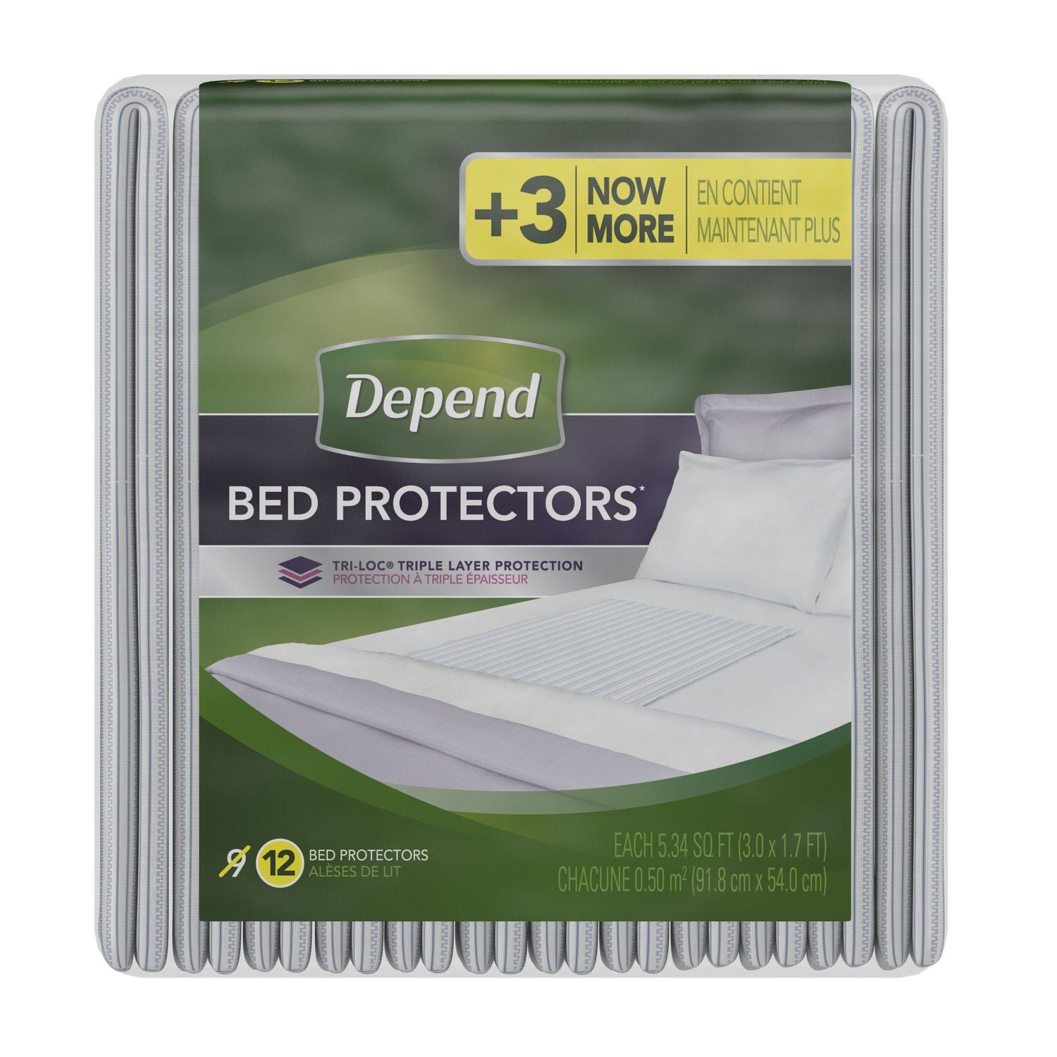 Depend Bed Protectors 12 Bed Protectors
