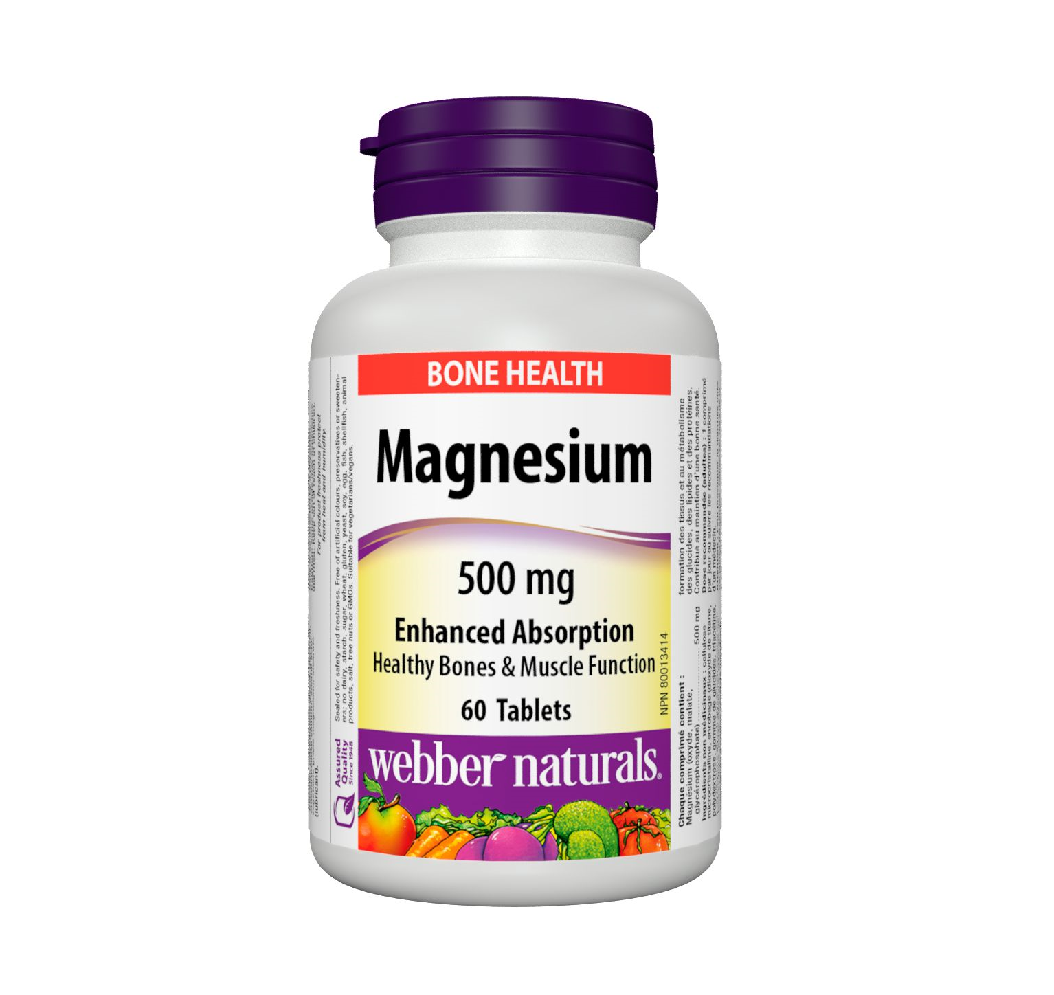 Webber Naturals Magnesium 60 Tablets