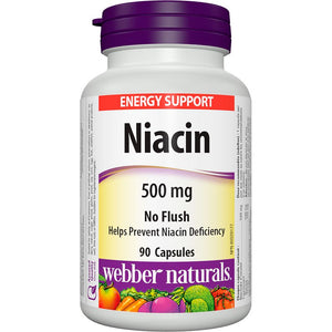 Webber Naturals Niacin 90 Capsules