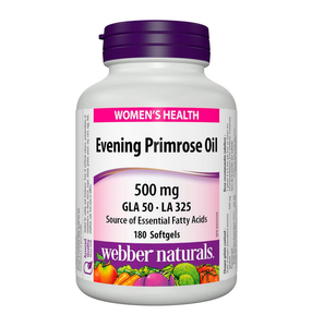 Webber Naturals Evening Primrose Oil 180 Softgels