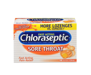 Chloraseptic Sore Throat Lozenges Citrus Flavour 18 Lozenges