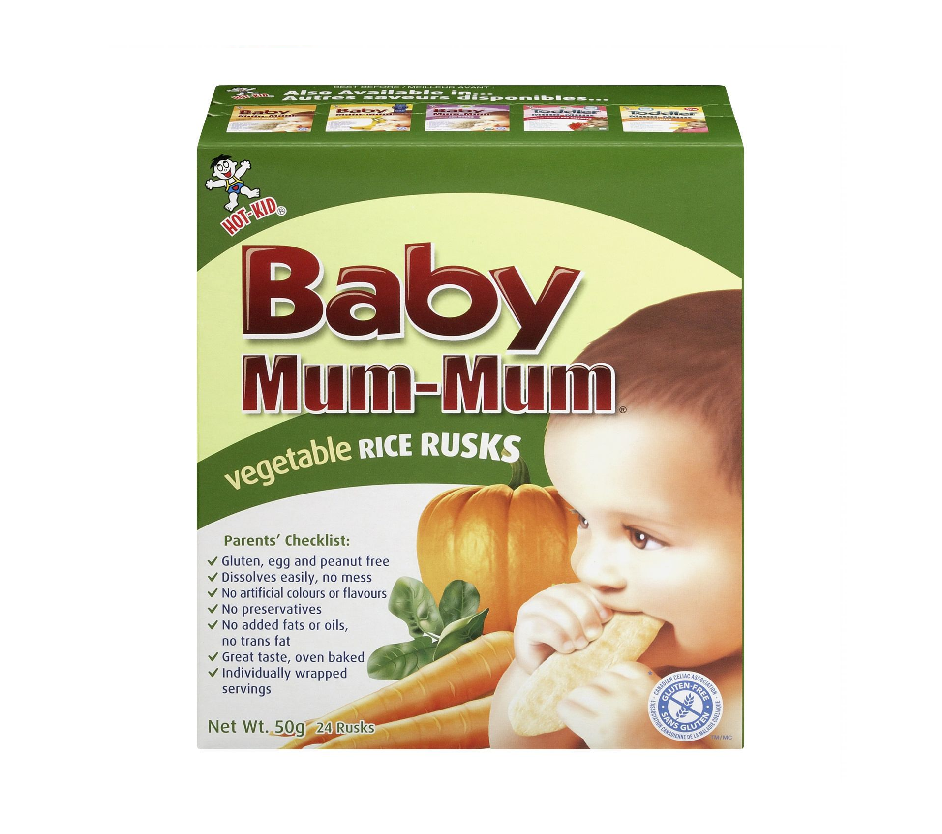 Baby Mum-Mum Vegetable Rice Rusks