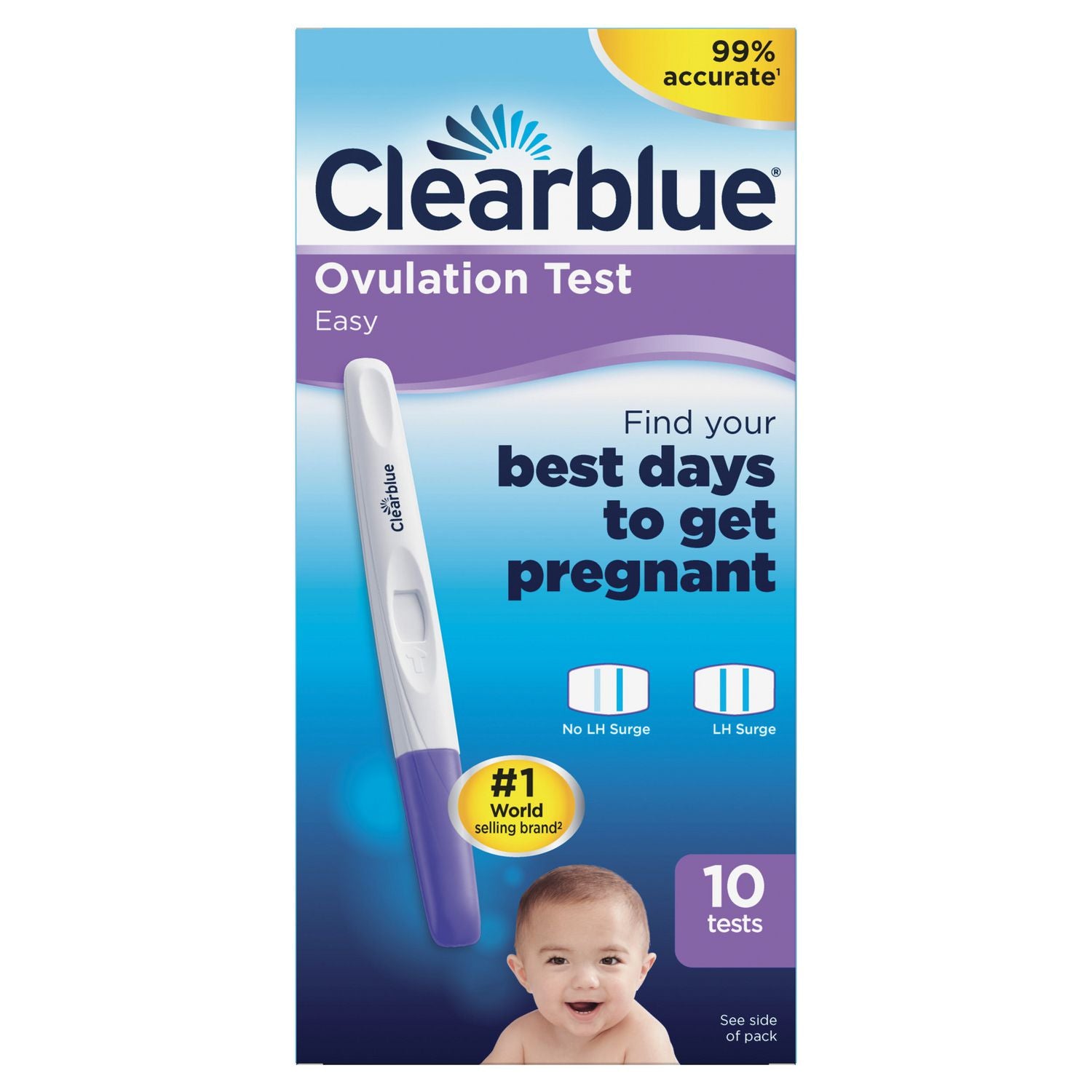 Clearblue Easy Ovulation Test 10 Tests