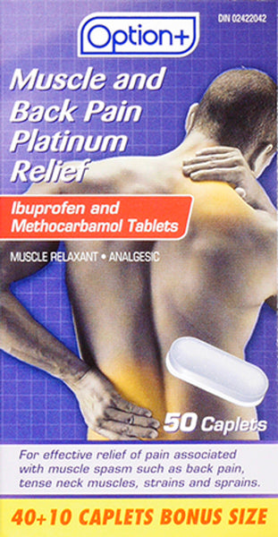 Option+ Muscle and Back Pain Platinum Relief