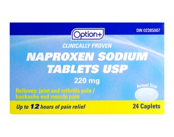 Option+ Naproxen Sodium 24 Caplets