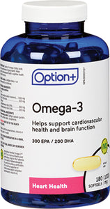 Option+ Omega-3 1000mg 180 Softgels