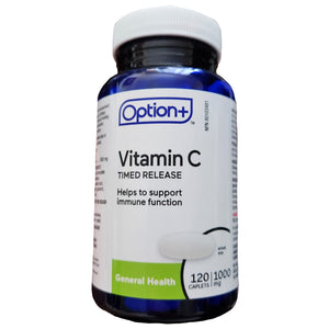 Option+ Vitamin C Timed Release 1000mg 120 Caplets