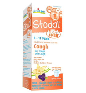 Boiron Stodal 1 - 11 Years Cough Syrup 125mL Sugar Free