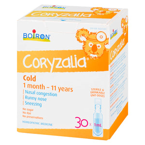 Boiron Coryzalia 1 Month - 11 Years 30x1mL Doses