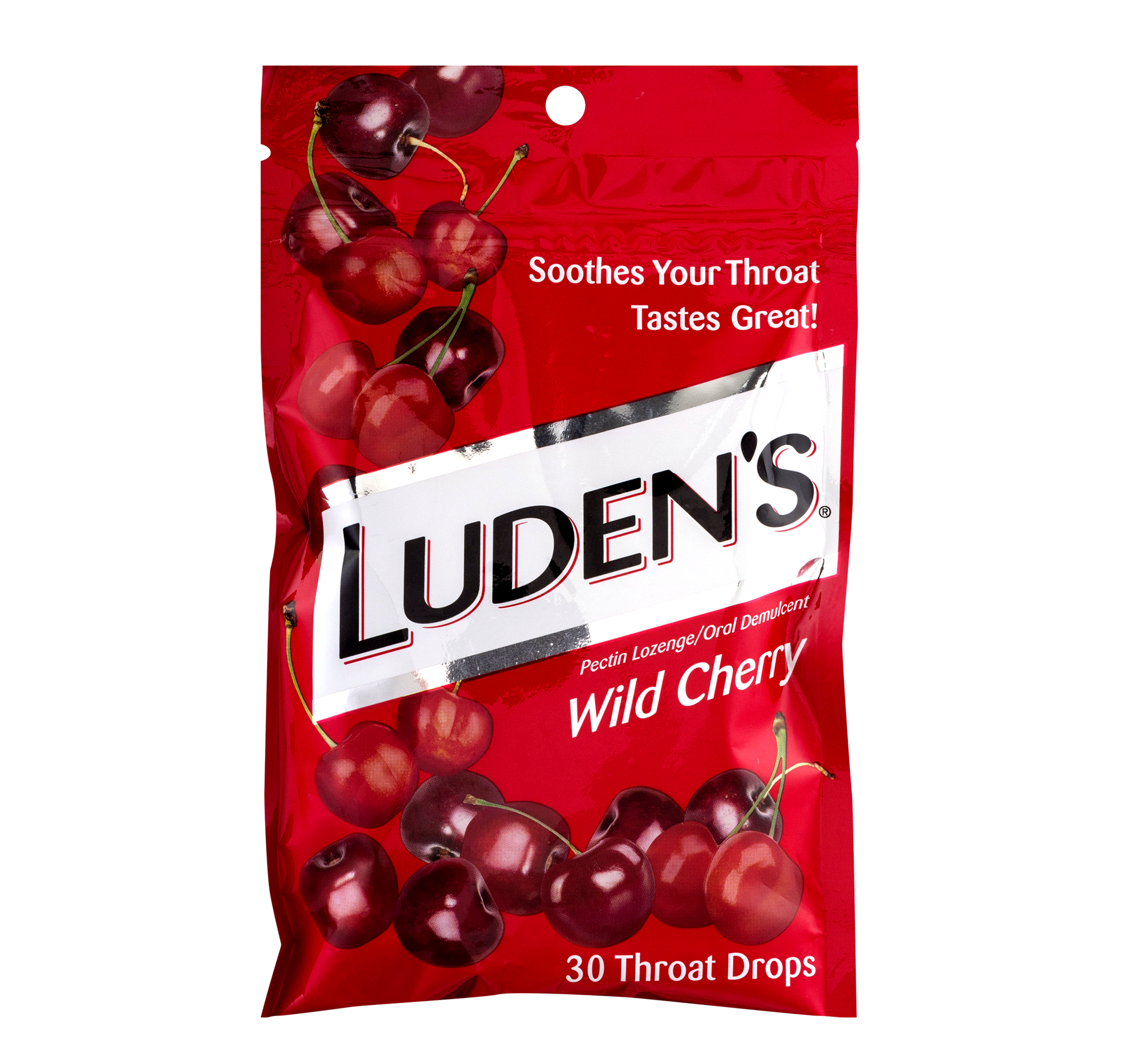 Luden's Wild Cherry 30 Throat Drops