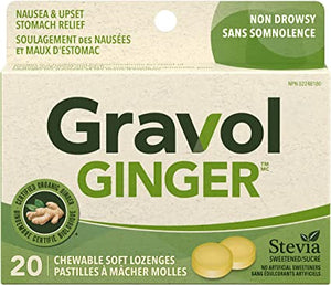 Gravol Ginger 20 Soft Lozenges