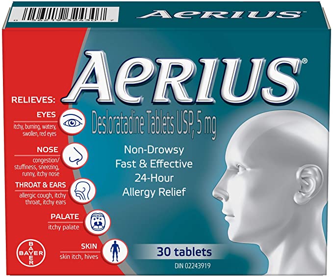 Aerius Allergy Relief Tablets 30 Tablets