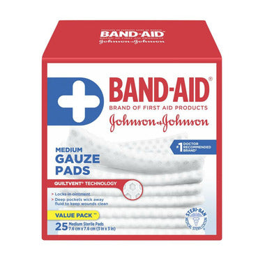 Band-Aid Small Gauze Pads 10