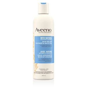 Aveeno Skin Relief Shower & Bath Oil with Soothing Oatmeal 295ml