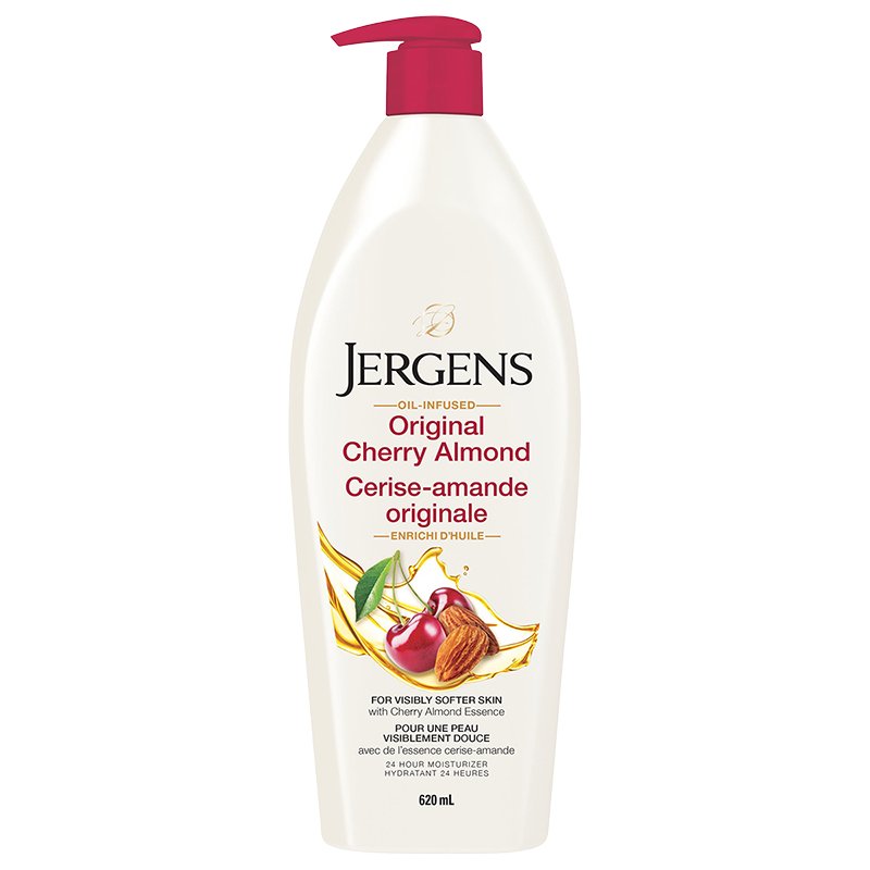 Jergens Oil Infused Original Cherry Almond Body Lotion 620ml