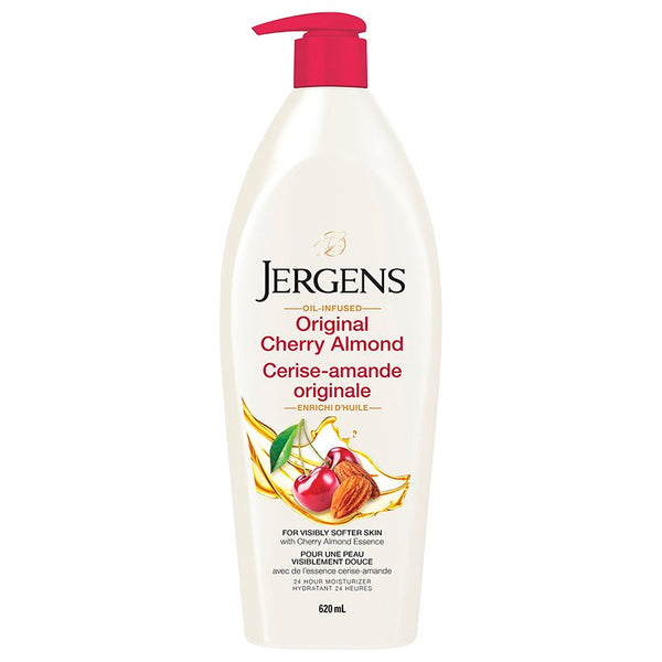 Jergens Oil Infused Original Cherry Almond Body Lotion 620ml – Pharmacy For  Life