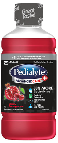 Pedialyte Advanced Care Plus 1L Cherry Pomegranate