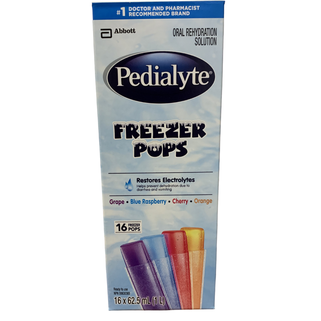 Pedialyte Freezer Pops 16 Pops