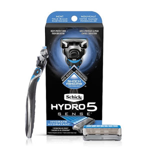 Schick Hydro 5 Sense Razor with 2 Cartridges