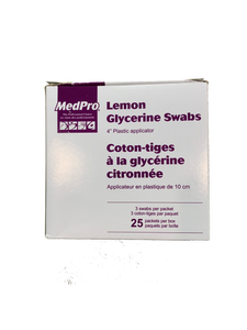MedPro Lemon Glycerine Swabs