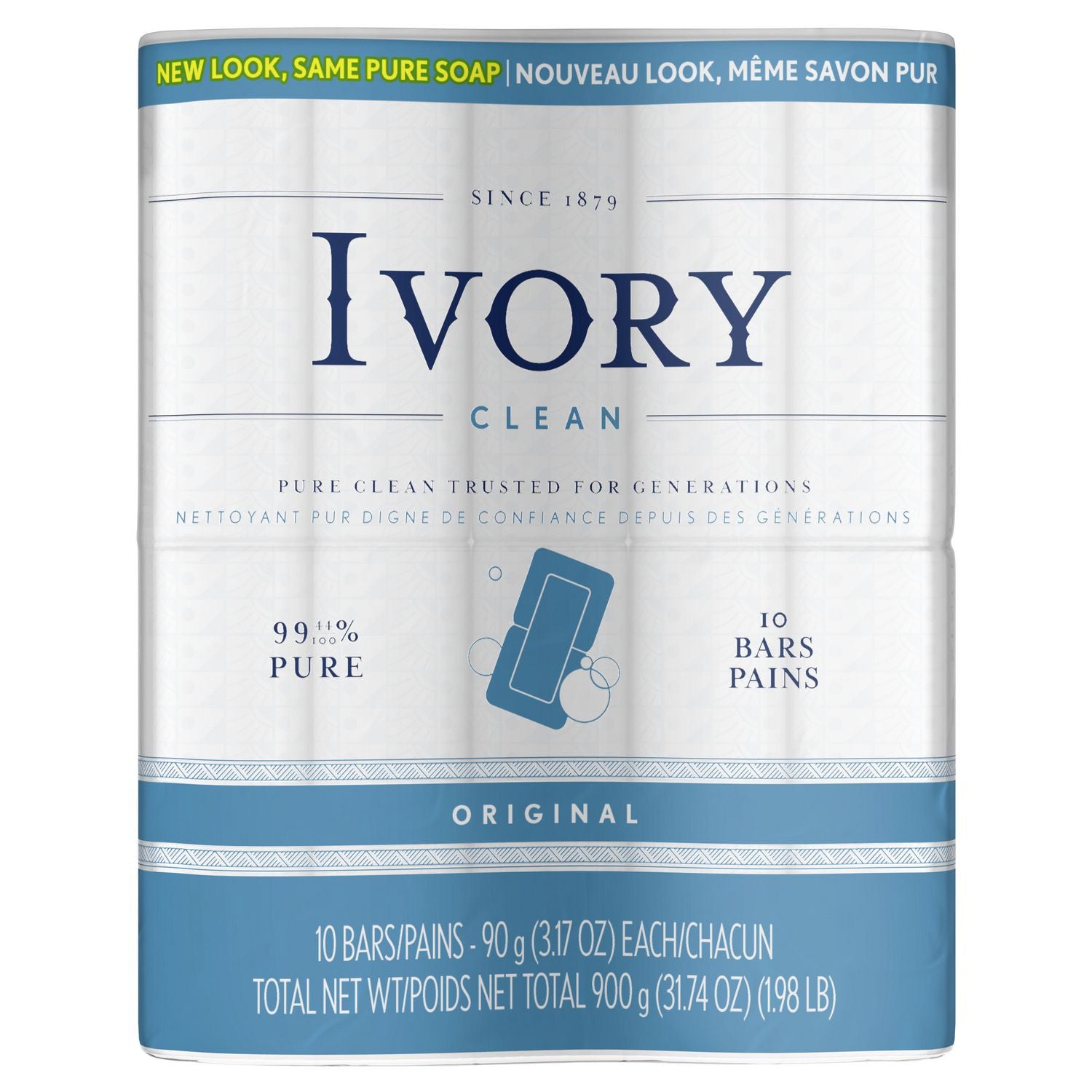 Ivory Clean Original Scent Bar Soap 10 Bars