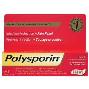 Polysporin 2 Antibiotics + Pain Relief Cream