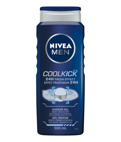 Nivea Men Cool Kick 24H Fresh Shower Gel 500ml