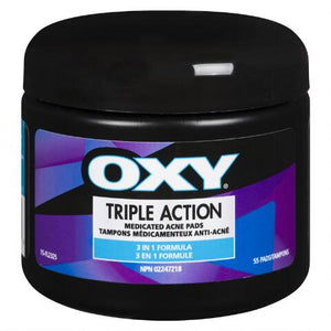 Oxy Triple Action Medicated Acne Pads