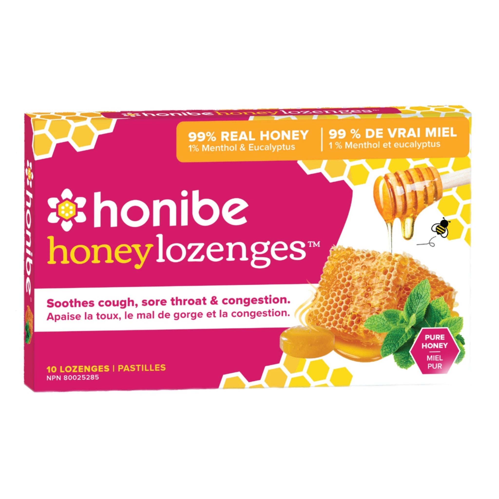 Honibe Honey Lozenges 10 Lozenges