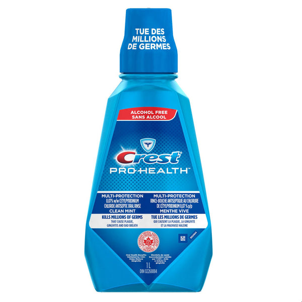 Crest Pro-Health Antiseptic Oral Rinse Clean Mint