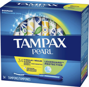 Tampax Pearl Leakguard Protection Duopack