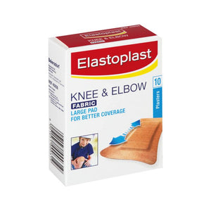 Elastoplast Knee & Elbow Fabric 10 Large Patches