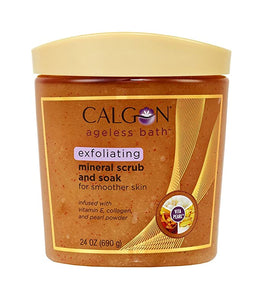 Calgon Ageless Bath Exfoliating Mineral Scrub 690g