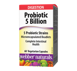 Webber Naturals Probiotic Box of 60 vegetarian capsules