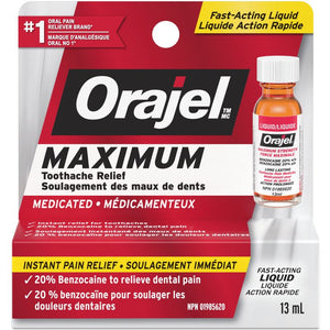 Orajel Maximum Toothache Relief Liquid 13mL